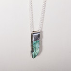 Labradorite Silver Necklace