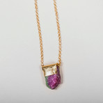 Ruby Ziosite Necklace