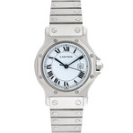 Cartier Santos Octagon Automatic // Pre-Owned