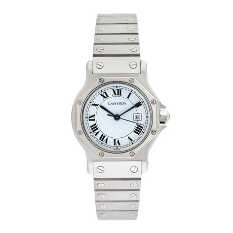 Cartier Santos Octagon Automatic // Pre-Owned