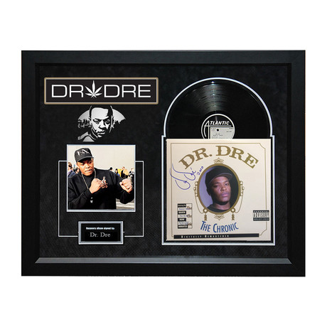 Signed + Framed Album Collage // Dr. Dre