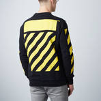 Off White // 7 Opere Crewneck // Black Multicolor (S)