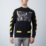 Off White // 7 Opere Crewneck // Black Multicolor (S)