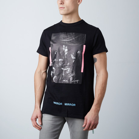 Off White // Caravaggio Tee // Black Multicolor (XXS)