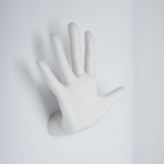 Talk to the Hand // Ceramic Wall Hook