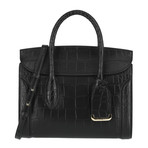 Heroine Shopper 30 // Silky Embossed Handbag // Black