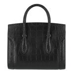 Heroine Shopper 30 // Silky Embossed Handbag // Black
