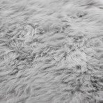 Gray Wool Sheepskin Rug // Quatro