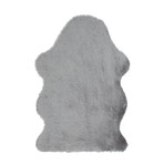 Faux Fur Grey Acrylic Rug