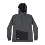 Ropi Snap Hoodie // Pirate Black (XL)