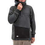 Ropi Snap Hoodie // Pirate Black (XL)