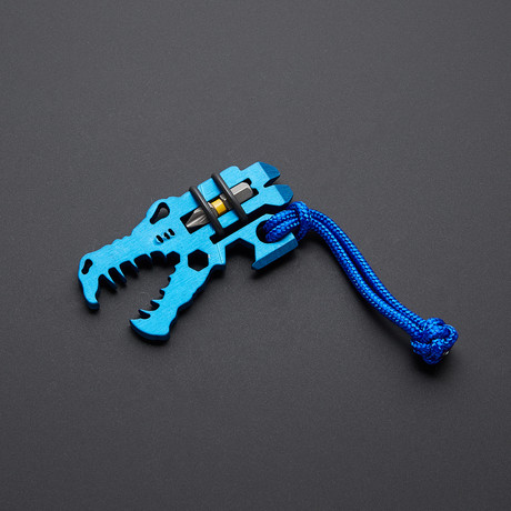 Jurassic Croc // Aluminum (Metallic Blue)