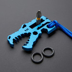 Jurassic Croc // Aluminum (Metallic Blue)