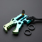 Jurassic Croc // Titanium (Green + Dark Green)