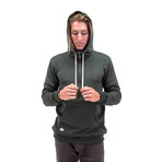 Gefo Half-Zip Hoodie // Black + Chinquapin (S)