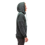 Gefo Half-Zip Hoodie // Black + Chinquapin (S)