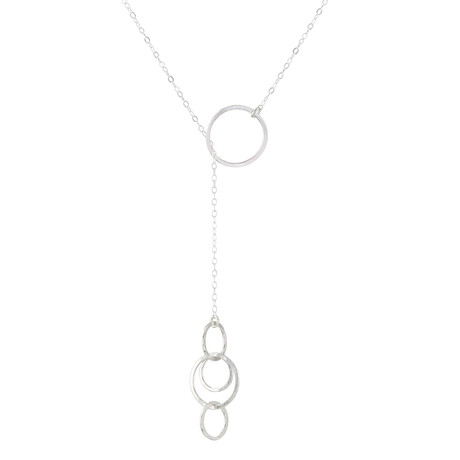 Bubble Lariat Necklace
