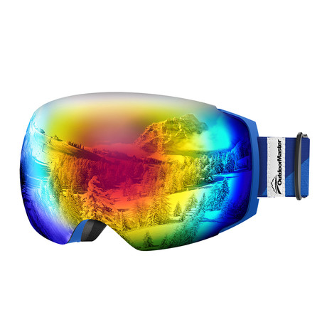 Ski Goggles PRO // Blue + Gray-Multi