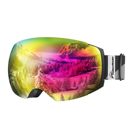 Ski Goggles PRO // Black + Grey-Rose