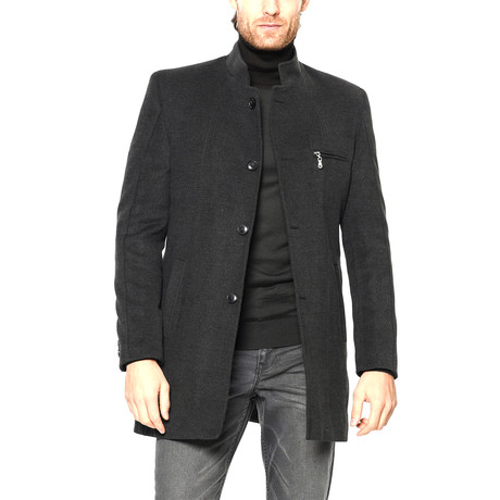 Calvin Overcoat // Anthracite (XL)