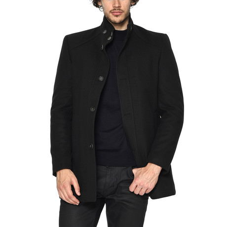 Dexter Overcoat // Black (XL)