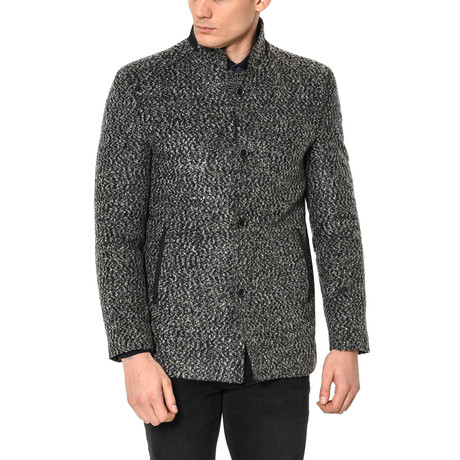 Lewis Overcoat // Patterned Gray (L)