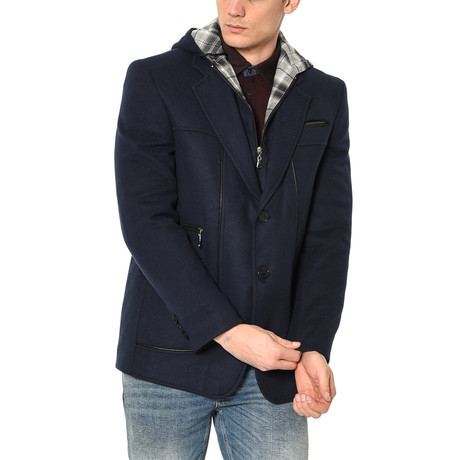 Nelson Overcoat // Dark Blue (L)