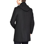 Gordon Overcoat // Black (XL)