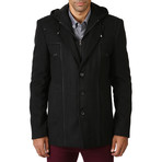 Malcolm Coat // Black (XL)