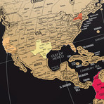 Travel Tracker Map® // Black XL