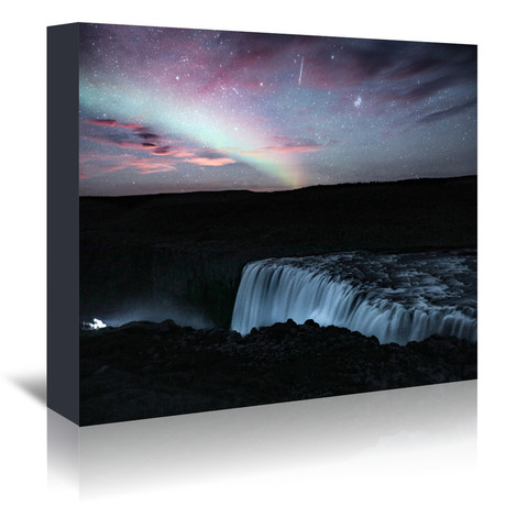 Dettifoss, Iceland // Canvas Print (5"W x 7"H x 1.5"D)