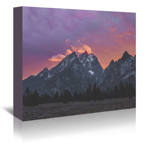 Grand Tetons, Wyoming IV // Canvas Print (5"W x 7"H x 1.5"D)