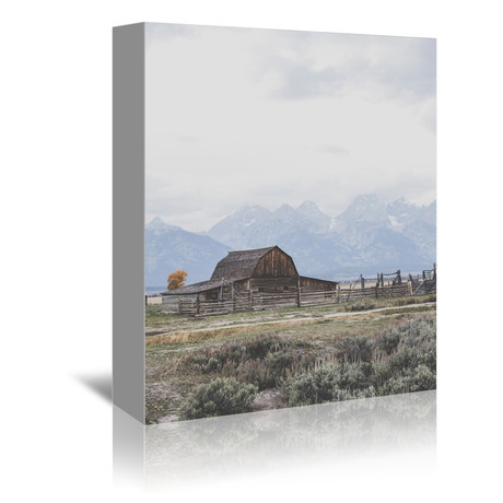 Grand Tetons, Wyoming // Canvas Print (5"W x 7"H x 1.5"D)