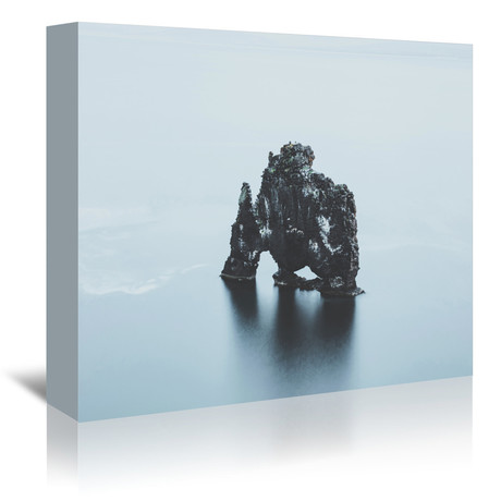 Hvitserkur, Iceland // Canvas Print (5"W x 7"H x 1.5"D)