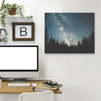 Starts Over The Forest III // Canvas Print (5"W x 7"H x 1.5"D)