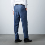 Bresciani // Modern Fit Suit // Herringbone Light Blue (US: 42S)