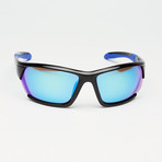 Clutch // TR90 Black + Blue