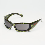 Mongoose // Green Camouflage + Smoke Lens