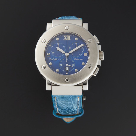 Paul Picot Meditarranee Chrono Quartz // P4105.20LV.211 // Unworn