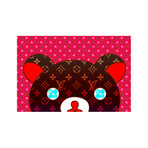 LV Bear (24"W x 16"H x 1.5"D)