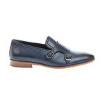 Strapped Dressy Slip-On // Navy Blue (Euro: 40)