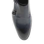 Double Monk Strap // Navy Blue (Euro: 40)