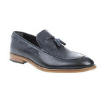 Perforated Tassel Loafer // Navy Blue (Euro: 44)