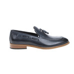 Perforated Tassel Loafer // Navy Blue (Euro: 44)