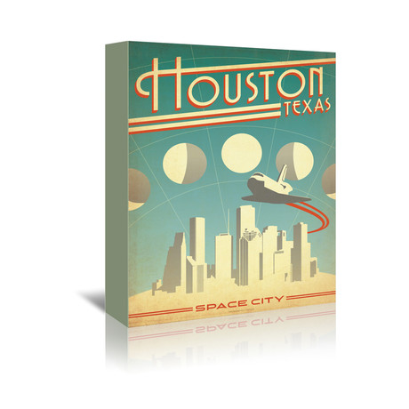 Houston Space City (7"W x 5"H x 1"D)