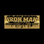 Iron Man // Robert Downey Jr. Signed Photo // Custom Frame