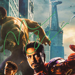 Avengers // Cast + Stan Lee Signed Poster // Custom Frame