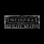 Beetlejuice // Michael Keaton Signed Photo // Custom Frame