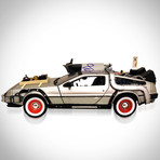 Back To The Future 3 // Michael J Fox Signed Delorean Car // Custom Display