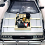 Back To The Future 3 // Michael J Fox Signed Delorean Car // Custom Display